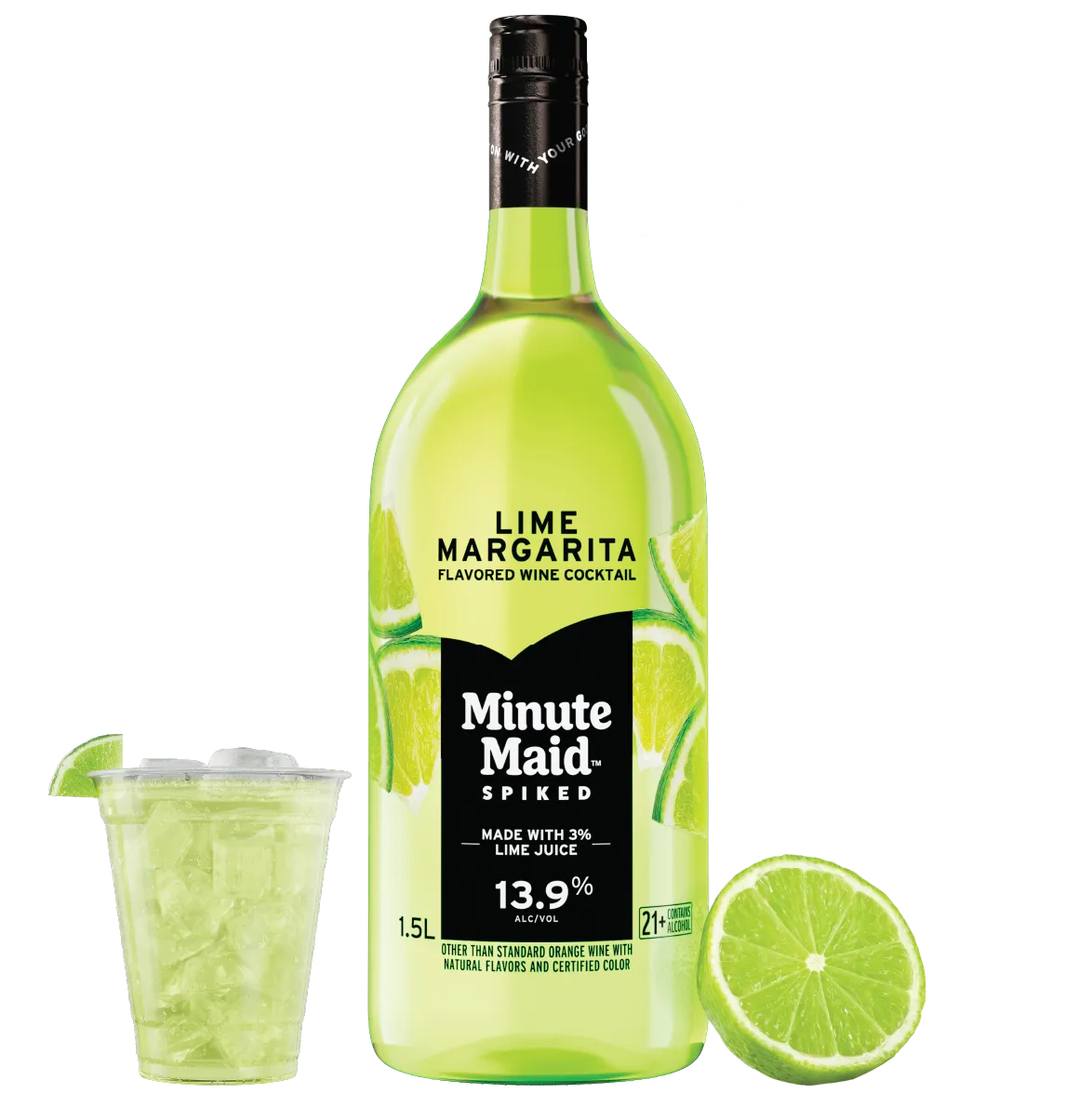 minute made spiked lime margarita