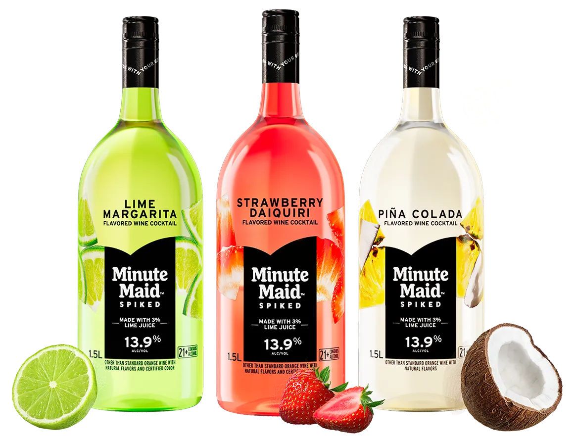 minute maid spiked product lineup