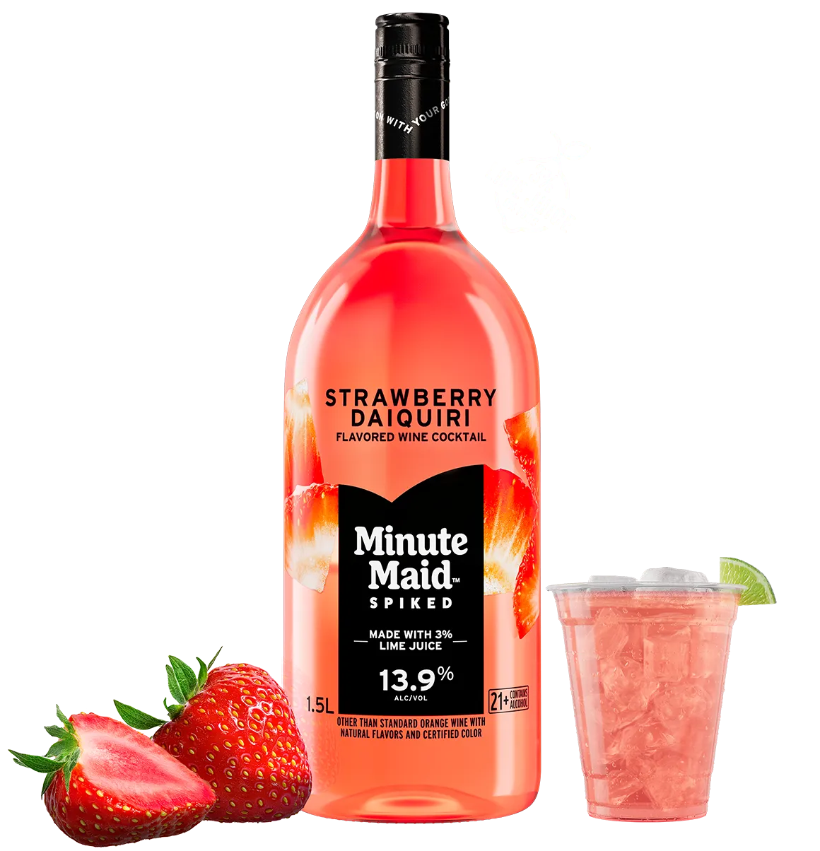 minute made spiked strawberry daiquiri
